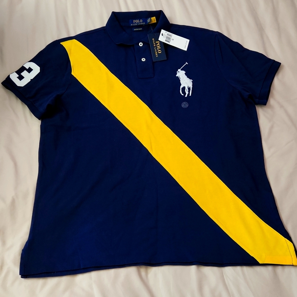 NWT XL Polo Customer Slim Fit Short Sleeve Tee